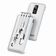 thumbnail image 1 of Power Bank Moreka K050 10000 cables C USB AM Lightning y Micro USB Blanco, 1 of 7