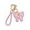 B-pink, variant on BZUEPRS Rhinestone Heart and Butterfly Shape Girls Cute Car Keychain, Christmas Personalized Gifts.