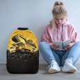 thumbnail image 3 of POLERO Construction Vehicles Print Adjustable Shoulder Strap Backpack for Travel School, Padded Straps Adjustable Strap Polyester Bag, 3 of 10
