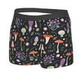 thumbnail image 2 of Balery Mushrooms Men's Boxer Briefs, Soft and Breathable Cotton Underwear with nylon Waistband-Large, 2 of 9