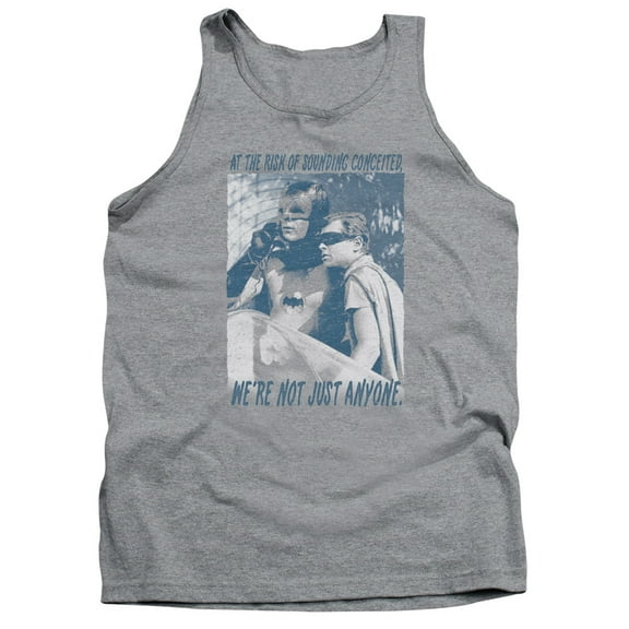 Batman Classic TV Boogie Nights Adult Tank Top-Athletic Heather