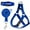 Blue, variant on DMISOCHR Dog Harness and Leash Set with Collar - Step in No Pull Dog Harness