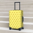 thumbnail image 6 of Pofeuu Cheese 1 Print Luggage Suitcase Cover Protector Luggage Washable Covers Aesthetic for 18/24/28/32 inch Luggage（No luggage included）-, 6 of 7