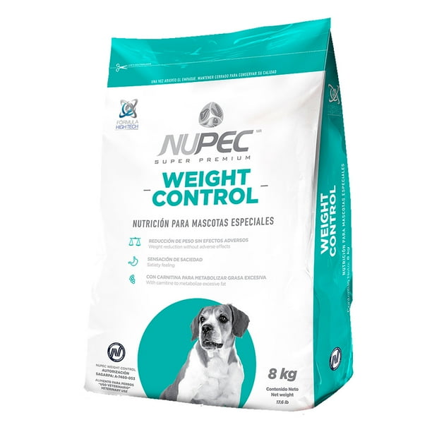 Croquetas para perro Nupec Mediano Weight Control Nupec 8 Kg