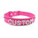 thumbnail image 1 of Collar de cuero personalizado con letras de nombre, Gargantilla, hebilla, cinturón, regalo de joyería, 1 of 4