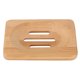 thumbnail image 1 of Soporte rectangular hecho a mano Zhivalor de bambú para bandeja de almacenamiento de jabonera, 1 of 8