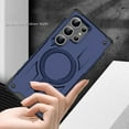 thumbnail image 5 of for Samsung Galaxy S25 Ultra Magnetic Case [Support Wireless Charging & Car Mount], Heavy Duty Rugged Shockproof Military Grade Protection Tough Durable Cover for Samsung Galaxy S25 Ultra, Blue, 5 of 7