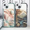 thumbnail image 2 of Paper Cute Landscape Creative Mountain Balloons Phone Case For iPhone 15 Pro Max 14 Plus 13 Mini 12 11 Soft Cover 03 iPhone 13 Pro Max, 2 of 5