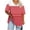 Red1, variant on zbxnLI Womens Plus Size Tops V Neck Oversized Striped Short Sleeve T Shirts Summer Casual Trendy Tee Top XL-5XL