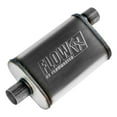 thumbnail image 1 of Flowmaster Exhaust Muffler 71226 FlowFX; Universal; 10 Inches Wide; Single Offset 2-1/2 Inch Inlet; Single Center 2-1/2 Inch Outlet; 21 Inch Length, 1 of 4