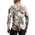 thumbnail image 6 of Realistic Camo Quarter Zip Pullover for Men, Long Sleeve Hunting Fishing Jersey with Moisture Wicking Quick Dry Fabric - Lightweight Outdoor Athletic Performance Tops Gray L, 6 of 6