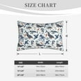 thumbnail image 3 of Fotbe Underwater Animals 1 Pillow Cases - Envelope Closure - Luxury, Extra Soft, Cooling Pillow Covers - Wrinkle, Fade, Stain Resistant-20"x30", 3 of 8