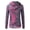 Purple, variant on Winter Clearance 2023 Winter Coats for Women Plus Size Fashion Casual Tie-Dyed Print Zipper Long Sleeve Pocket Loose Coat