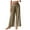 Khaki, variant on Female Women Pants Casual Womens Cargo Pants Petite Size Womens Casual Solid Color Pressed Side Zipper Loose Casual Trousers Pants Xl