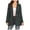 Grey, variant on Womens Casual Business Long Sleeve Lapel Open Front Blazer Jackets Work Suits