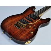 Schecter CET Koa Top USA Custom Shop Electric Guitar Tobacco Burst