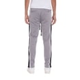 thumbnail image 4 of Weiv Mens 3 PACK Tricot Sweat Pants Front Pleat Straight Regular Fit Ankle Zipper Loungewear, 4 of 5