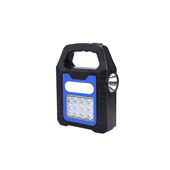 Soidarity Linterna de alto brillo con carga USB, 3 modos, luz de trabajo portátil ajustable, reflector de pesca nocturna para viajes carpas Tipo 2 Azul Soidarity OD029247-04