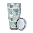 thumbnail image 2 of Gaeub Algae Corals and Seashells Print 20-Ounce Stainless Steel Car Cup,Tumblers Cups with Lids and Straw,Coffee Cups for Adults Kids Home Car Office School Travel Party-Without Straw, 2 of 8