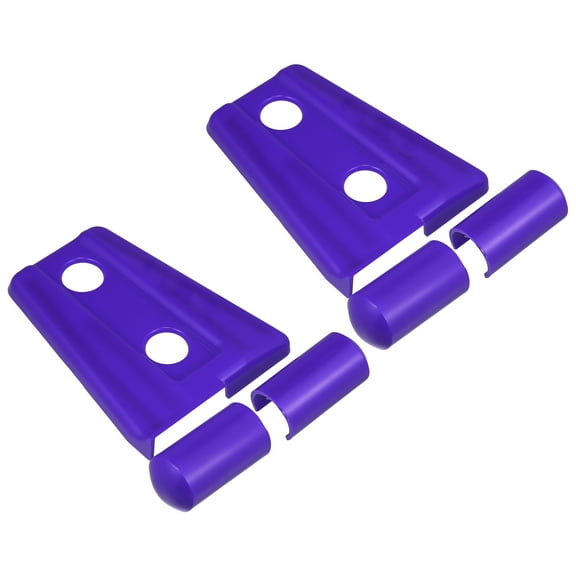 2 Pcs Front Engine Hood Hinge Cover Trim Exterior Decoration for Jeep Wrangler JK 2-Door 4-Door 2007-2018 Purple