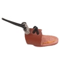 thumbnail image 1 of Archery Fingers Protector, Elastic Cowhide Archery Finger Tab  For Beginner Brown, 1 of 8