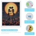 thumbnail image 3 of Diamond Art Kits for Adults, Romantic Skeletons Moonlit Night 5D Diamond Painting Kits for Adults Beginners, DIY Full Drill Diamond Painting, Gem Art and Crafts 12x16, 3 of 7