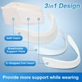 thumbnail image 4 of VELPEAU Neck Brace for Neck Pain and Support, Soft Cervical Collar for Sleeping, Vertebrae Whiplash Wrap Aligns, Stabilizes & Relieves Pressure in Spine for Women & Men(Grey, Large 3″), 4 of 7
