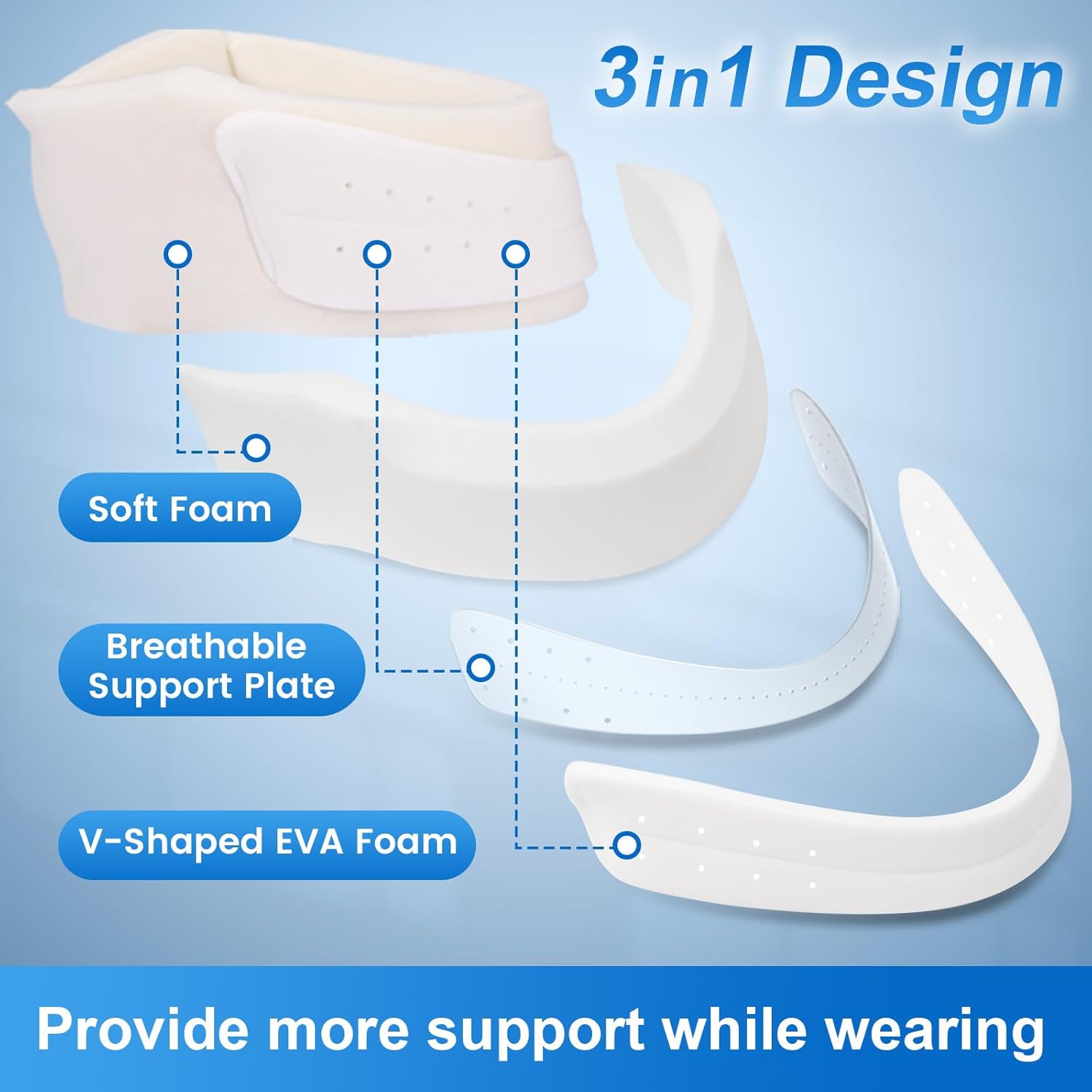 Velpeau Soft Foam Cervical Neck Brace photo 3