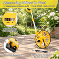 12 Inch Rolling Measuring Wheel for Construction, Digital Distance ...