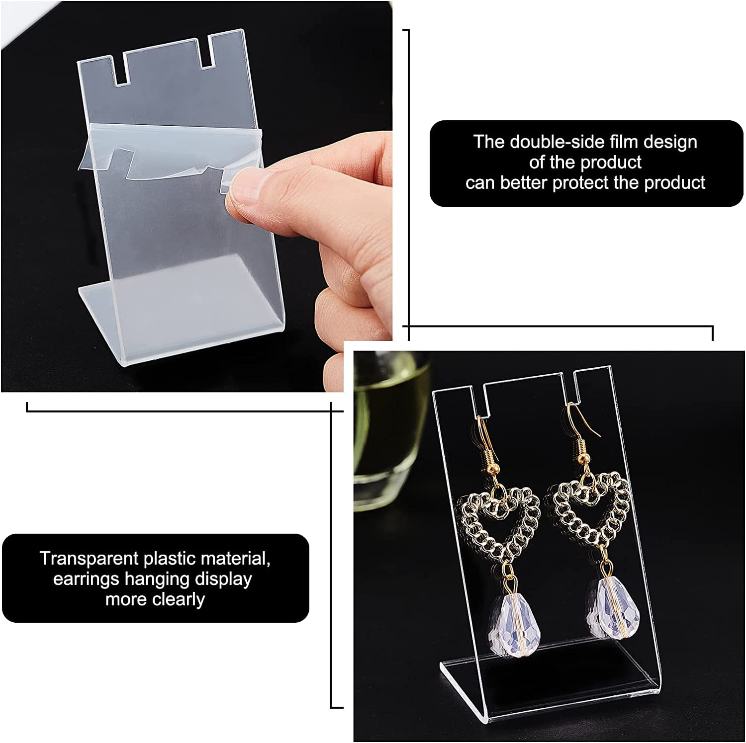 Gems on Display Tall Metal Rotating Jewelry Earring Card Holder India | Ubuy