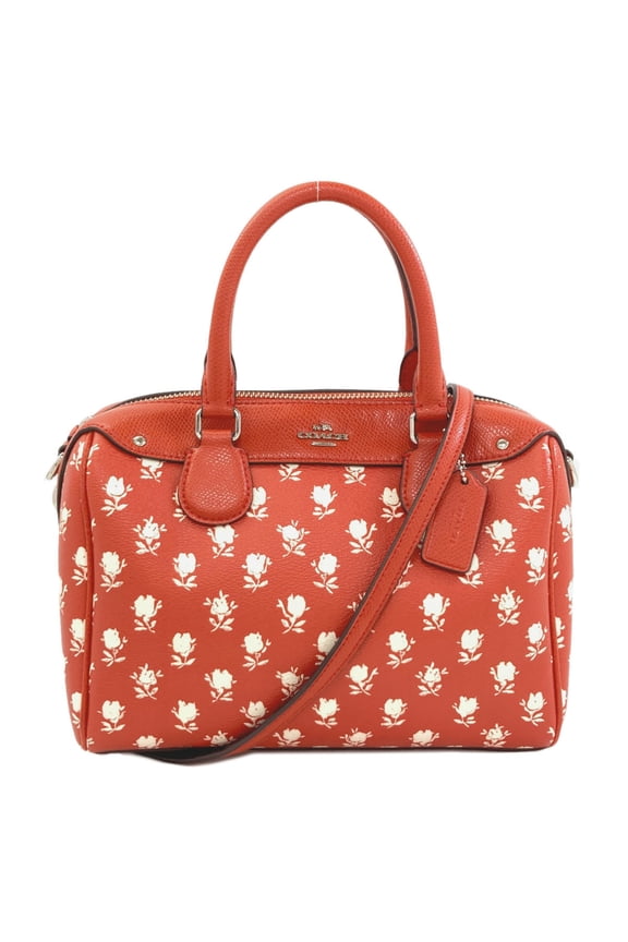 Pre-Owned Coach F38160 Badlands Floral 2-Way Satchel Handbag PVC Women's COACH