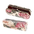 thumbnail image 3 of Handmade Gloss Storage Case Flocking Ladies Holder Gift Box with Mirror for Purse Wallet And Handbag - as described, 03, 3 of 10