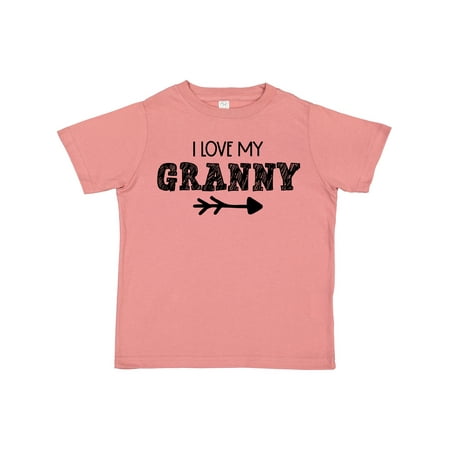 

Inktastic I Love My Granny with Arrow Gift Toddler Boy or Toddler Girl T-Shirt