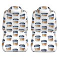 thumbnail image 4 of Haiem Coffee To Go Pattern Printed Car Seat Covers Set of 2, Universal Fit Car Seat Covers,Protective Seat Covers,Comfortable Car Seat Covers, Easy Installation Seat Covers, 4 of 9