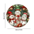 thumbnail image 3 of Virelaxpo Christmas Placemat with Heat Insulation for Table Protection, 15x15 Inches, Ideal for Kitchen Dining Room Party Decoration, 3 of 6