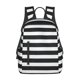 thumbnail image 1 of Easygdp Black And White Stripes para Easygdp Yak - Mochila Casual Ligera y Resistente para Viaje y Senderismo para Hombres y Mujeres, 1 of 7