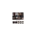 thumbnail image 6 of LeisureMod Zara Mid-Century Modern Rectangular 71" Dining Table with Glass Wide Top and Curved Stainless-Steel Base for Kitchen and Dining Room in Black, 6 of 9