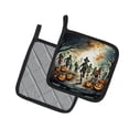 thumbnail image 2 of Halloween Pair of Pot Holders 7.5x7.5 Inch Heat Resistant Kitchen Decor, 2 of 7