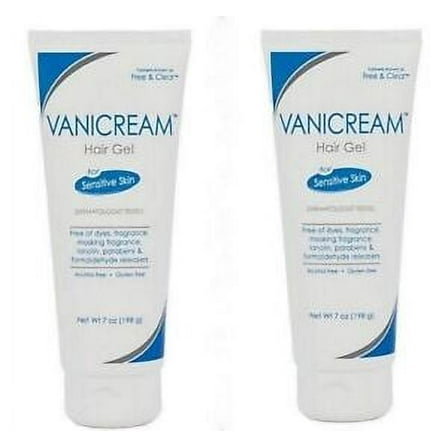 Vanicream /Free & Clear GEL Hair Styling Gel For Sensitive Skin 7 oz ( 2 pack )