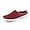 Red, variant on Womens Breathable Mesh Walking Mules Sneakers Open Back Slip On Shoes