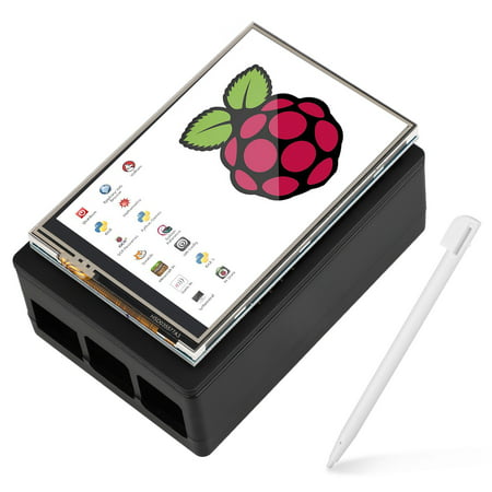 For Raspberry PI 3 Generation TFT Touch Screen, TSV 3.5 inch TFT LCD Display Monitor Support All Raspberry PI System, Video Movie Play, Arcade Game, HDMI Audio