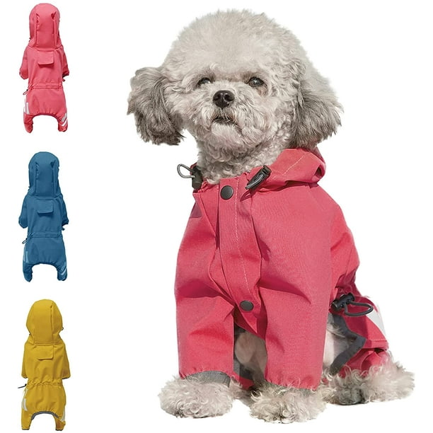 Dog raincoats with legs best sale