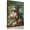 GreenA, variant on Vintage Flower Canvas Wall Art Painting Print Flowers in a Glass Vase Rustic Artwork for Living Room Bedroom Kitchen Decoration 12x16in