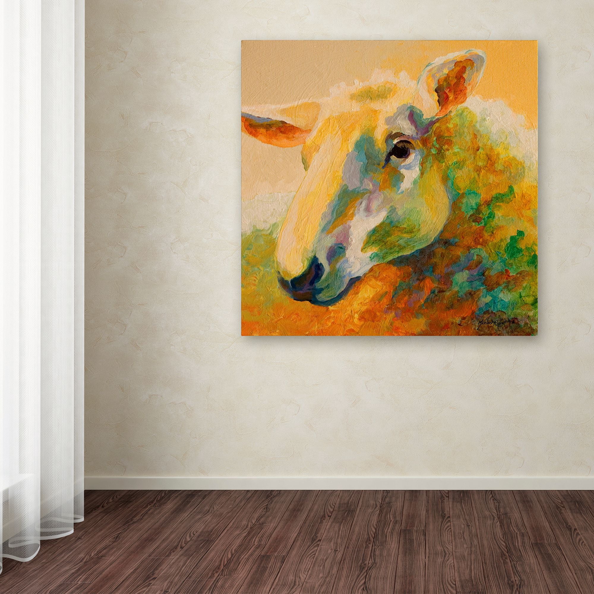 Trademark Fine Art 'Ewe Study III' Canvas Art by Marion Rose