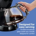 thumbnail image 5 of Hamilton Beach 12-Cup Drip Coffee Maker Machine with Glass Coffee Pot, Cafetera, Black, 5 of 8