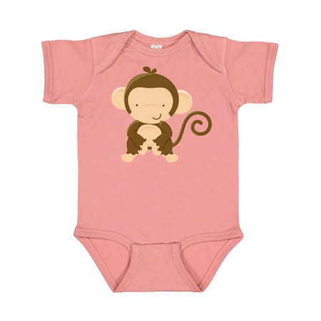 

Inktastic Happy Monkey Gift Baby Boy or Baby Girl Bodysuit