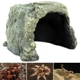 thumbnail image 3 of Cueva de escondite para , refugio de resina para , cueva decorativa para pecera, cueva para pecera, casa de tortuga, acuario, Yinane Cueva de escondite de reptiles, 3 of 7