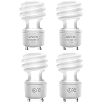 UL-Listed 13w Gu24 CFL Light Bulbs 2700k T2 Spiral Gu24 Base 2-Prong Light Bulb Warm White Fluorescent Light Bulbs Indoor Use (4-Pack)$$Tools