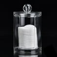 thumbnail image 2 of Cotton Pad Box, Desktop Accessory Swabs Box, Transparent Earrings For Cotton Pads Cosmetics Swabs, 2 of 8