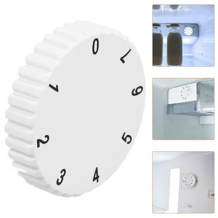 NICEXMAS Thermal Control Knob Replacement Thermostat Knob Plastic 1Pack White